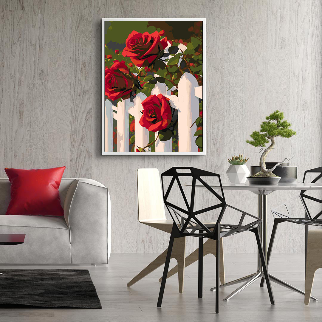 Paint by numbers - Red Roses 4707