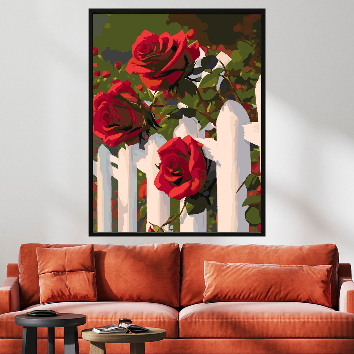 Paint by numbers - Red Roses 4707