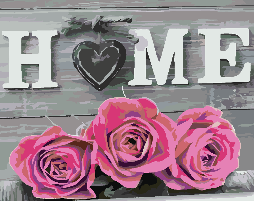 Painting by numbers - Home 4708