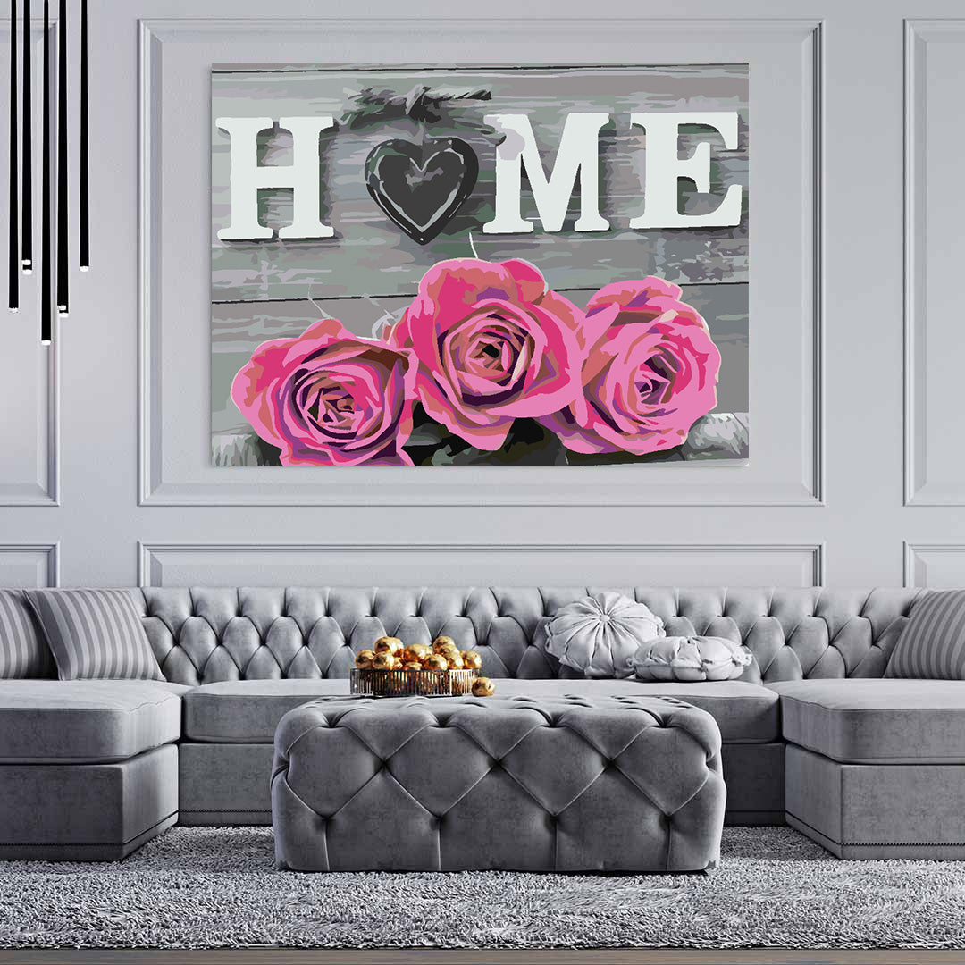 Painting by numbers - Home 4708