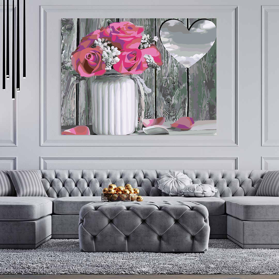 Paint by numbers - Flowers in a Vase 4713