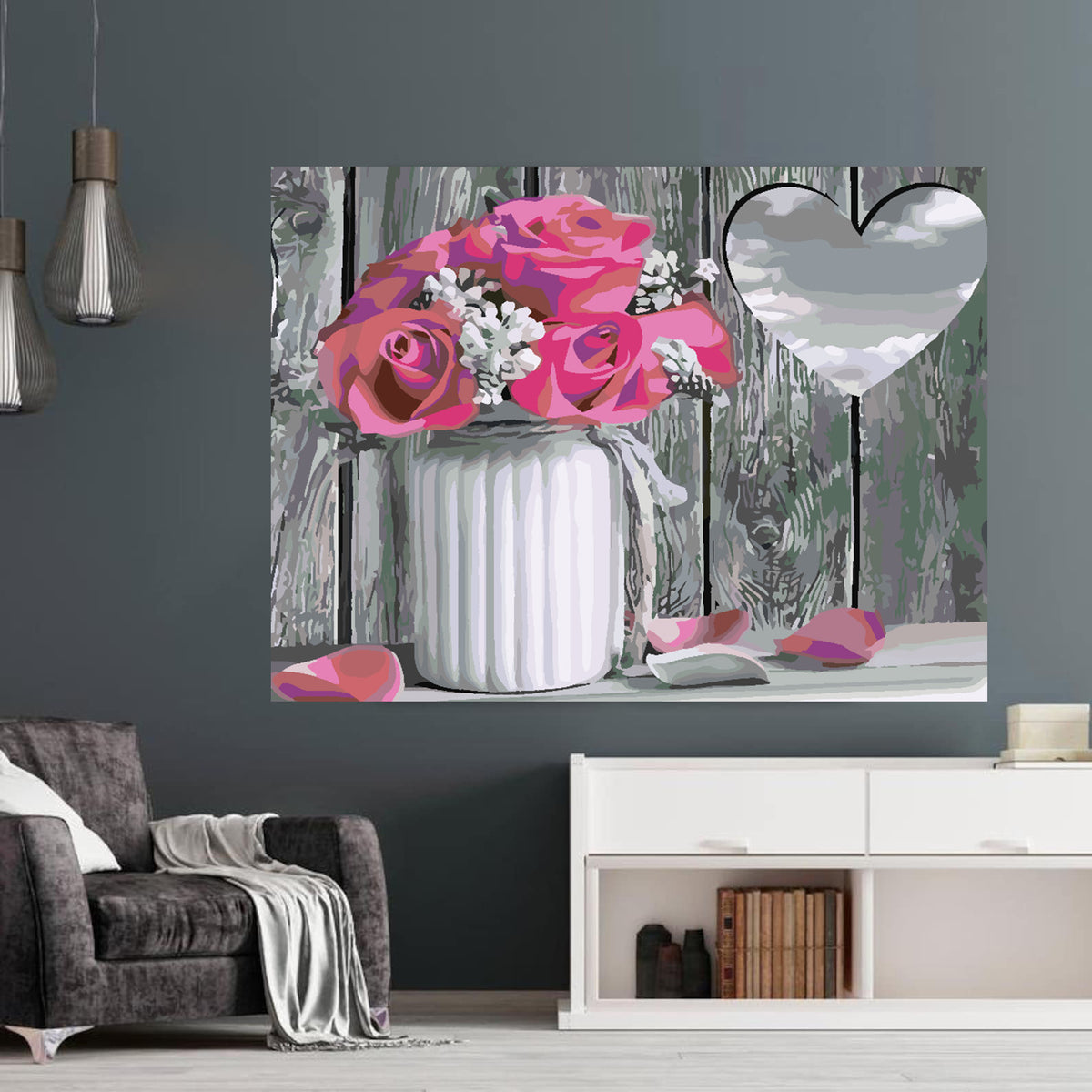 Paint by numbers - Flowers in a Vase 4713
