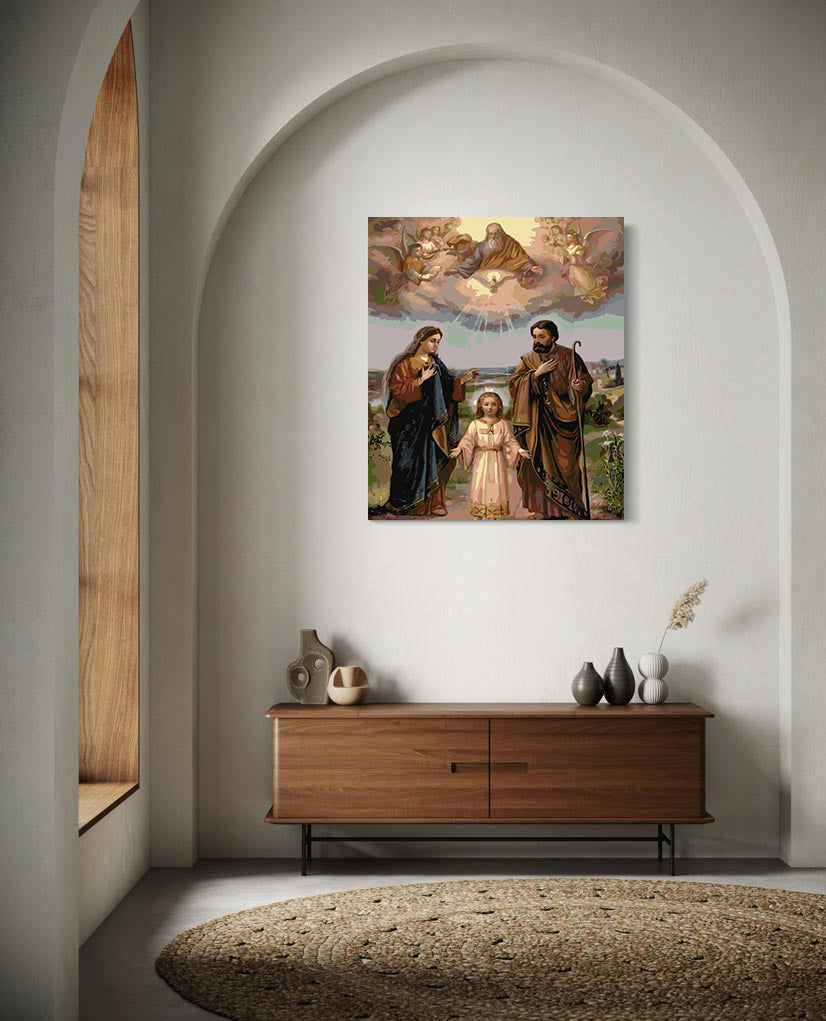 Pictura pe Numere – Familia Sfanta 4725