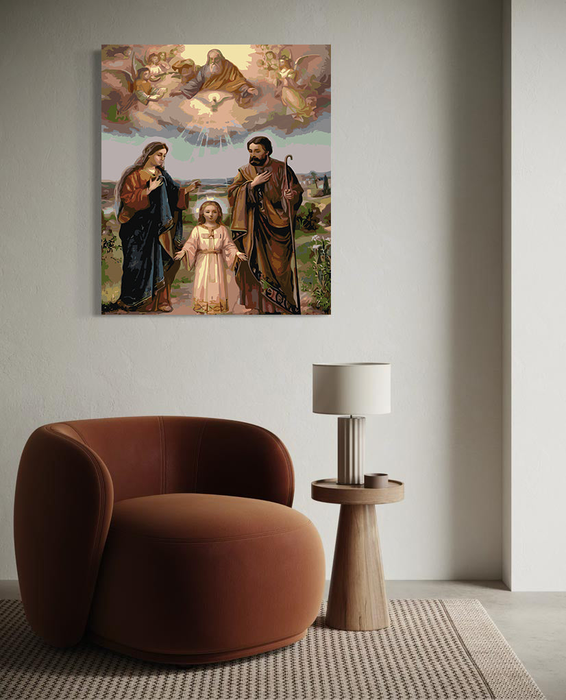 Pictura pe Numere – Familia Sfanta 4725
