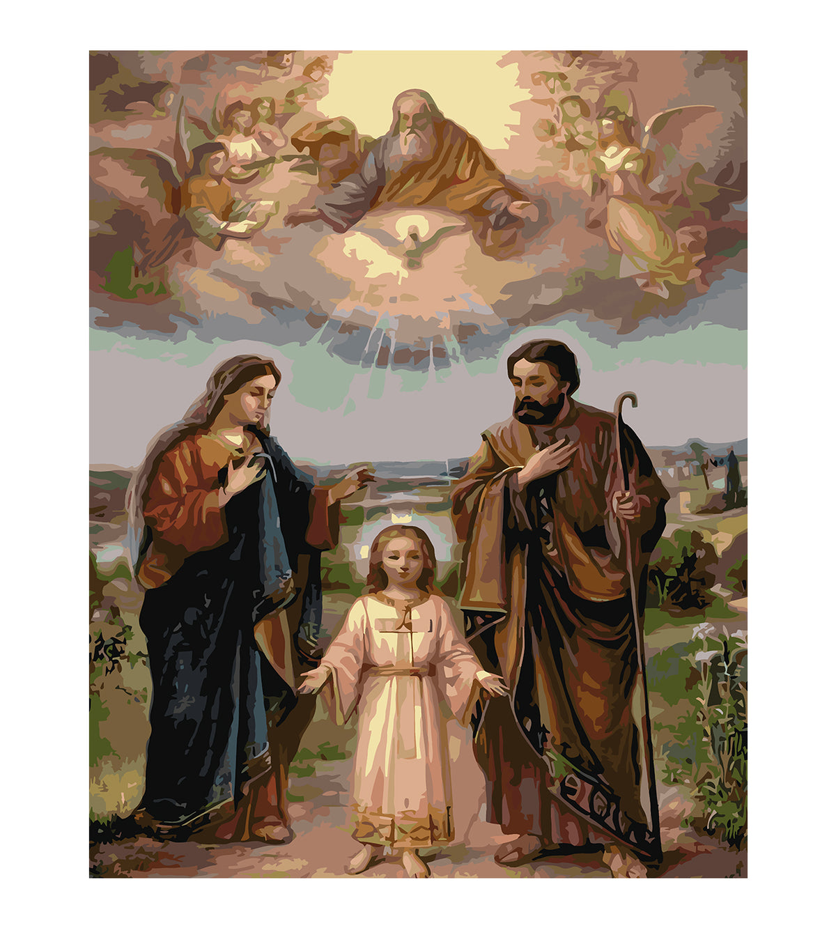 Pictura pe Numere – Familia Sfanta 4725