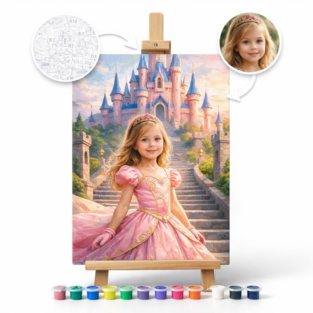 Pictura Personalizata pe Numere – Printesa Disney