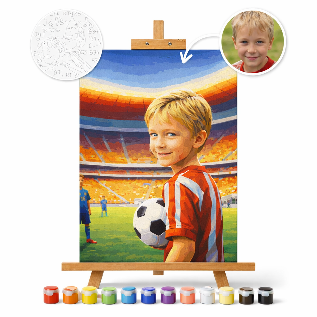 Pictura Personalizata pe Numere – Visul de pe Stadion