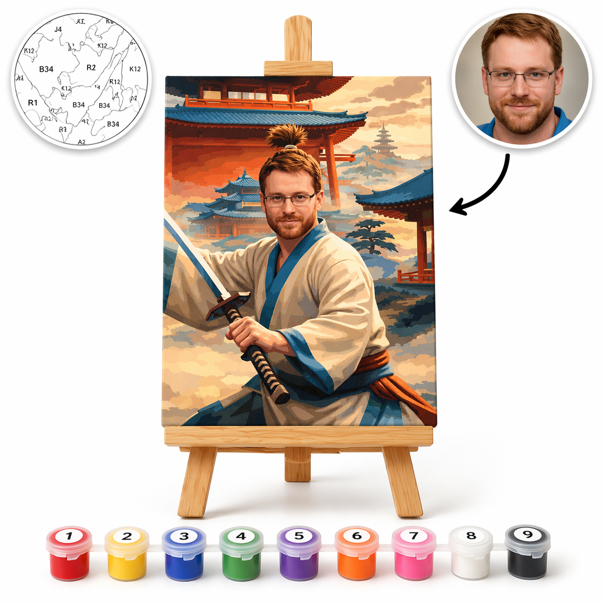 Pictura Personalizata pe Numere – Calea Sabiei