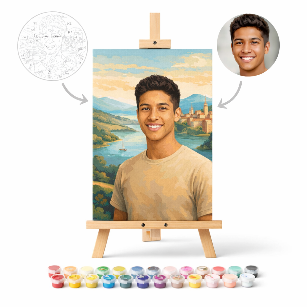 Pictura Personalizata pe Numere – Orasul de Coasta