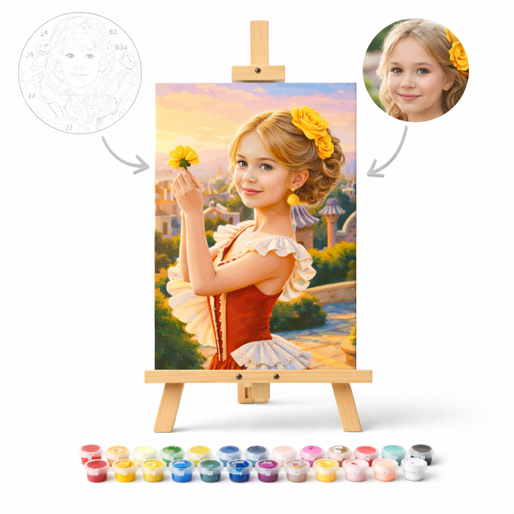 Pictura Personalizata pe Numere – Parfumul Florilor