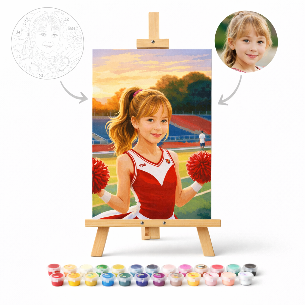 Pictura Personalizata pe Numere – Spiritul Echipei