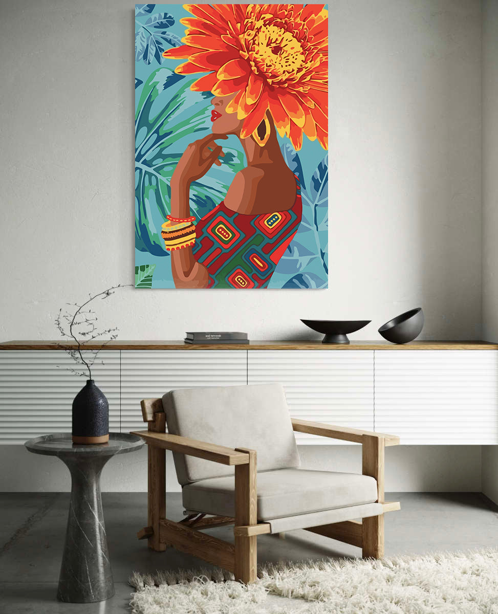 Pictura pe Numere - FlowerHead 6003