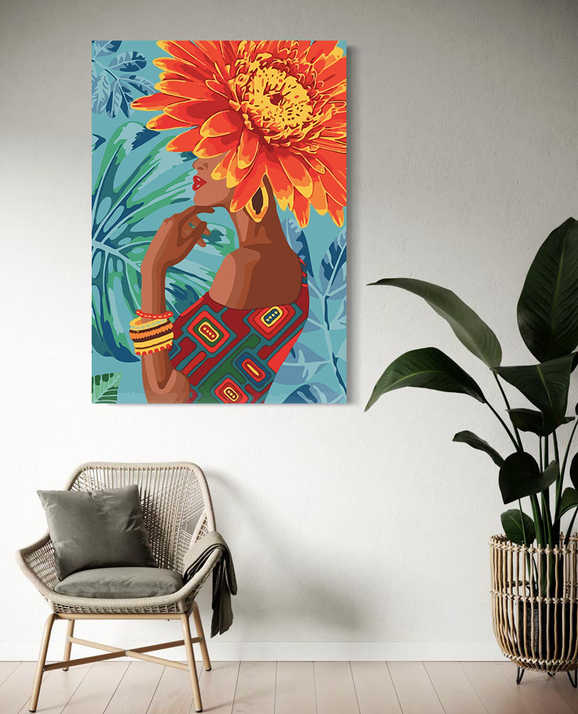 Pictura pe Numere - FlowerHead 6003