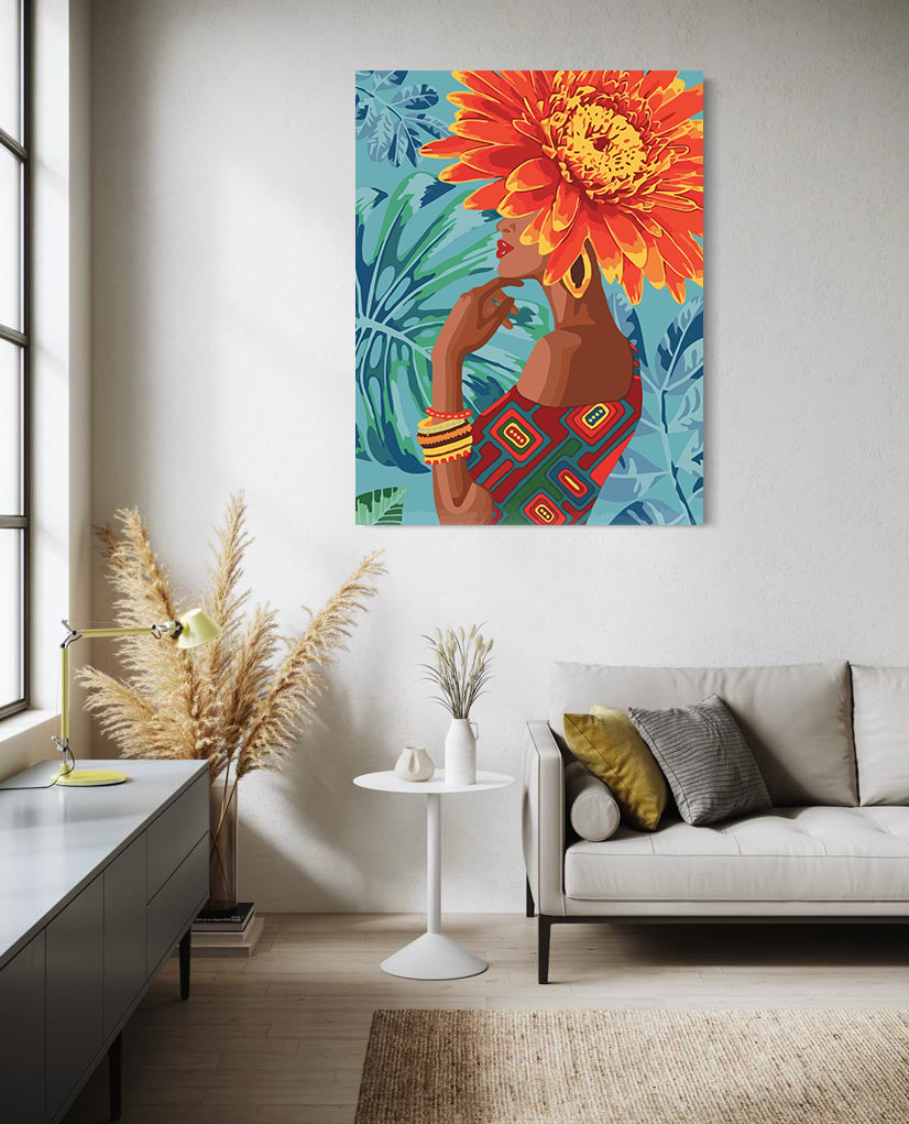Pictura pe Numere - FlowerHead 6003