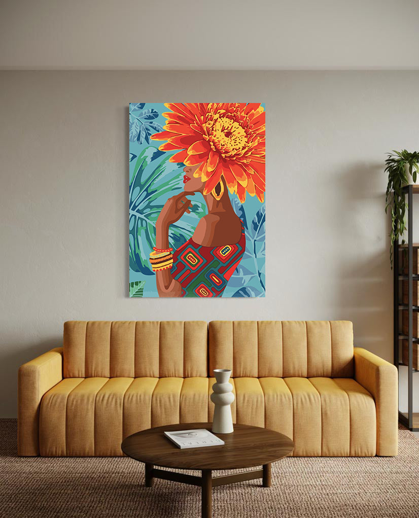Pictura pe Numere - FlowerHead 6003