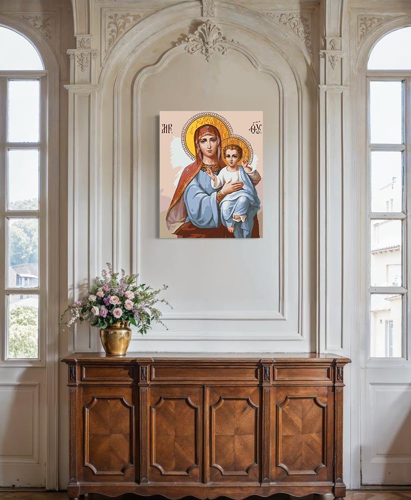 Pictura pe Numere – Sfanta Maria si Isus Hristos 6010