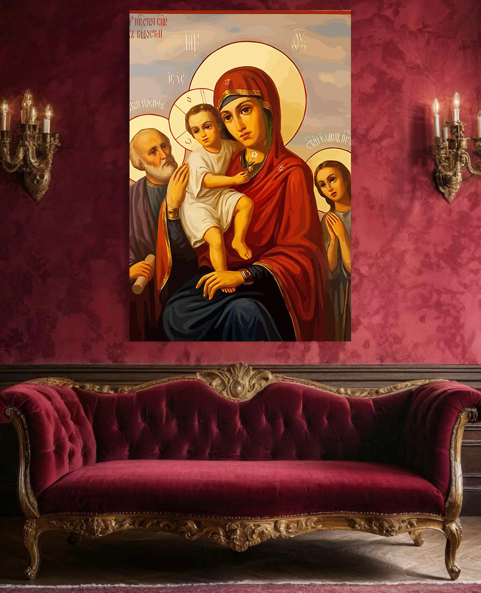 Pictura pe Numere – Sfanta Maria si Isus Hristos 6014