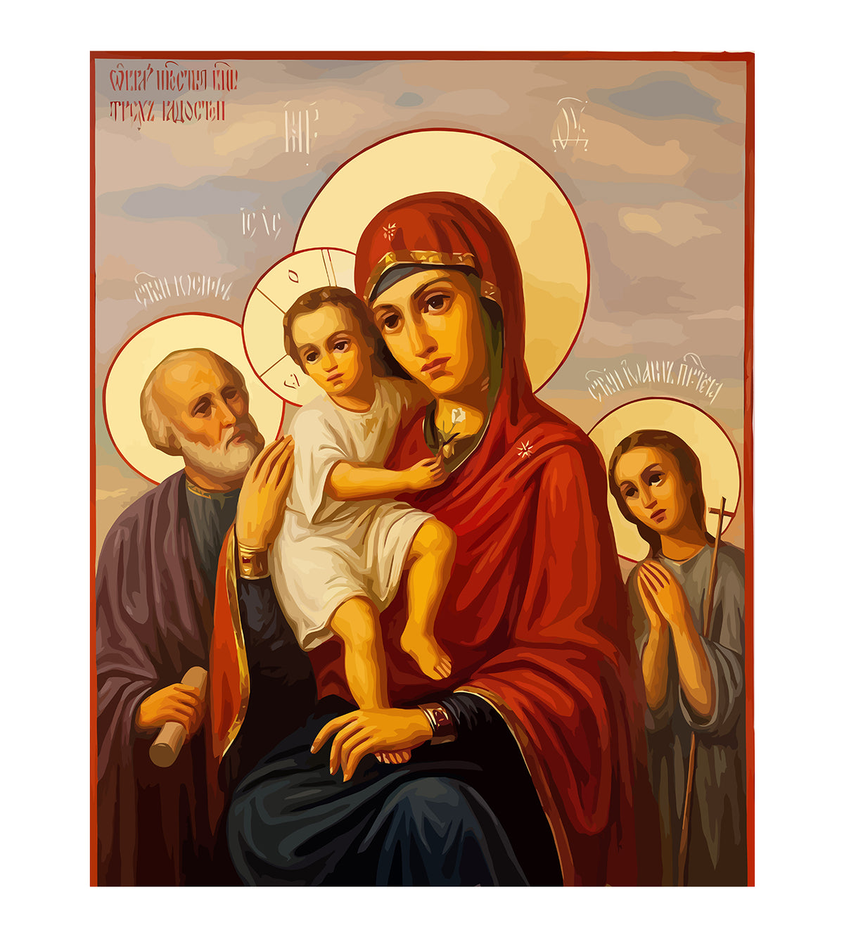 Pictura pe Numere – Sfanta Maria si Isus Hristos 6014