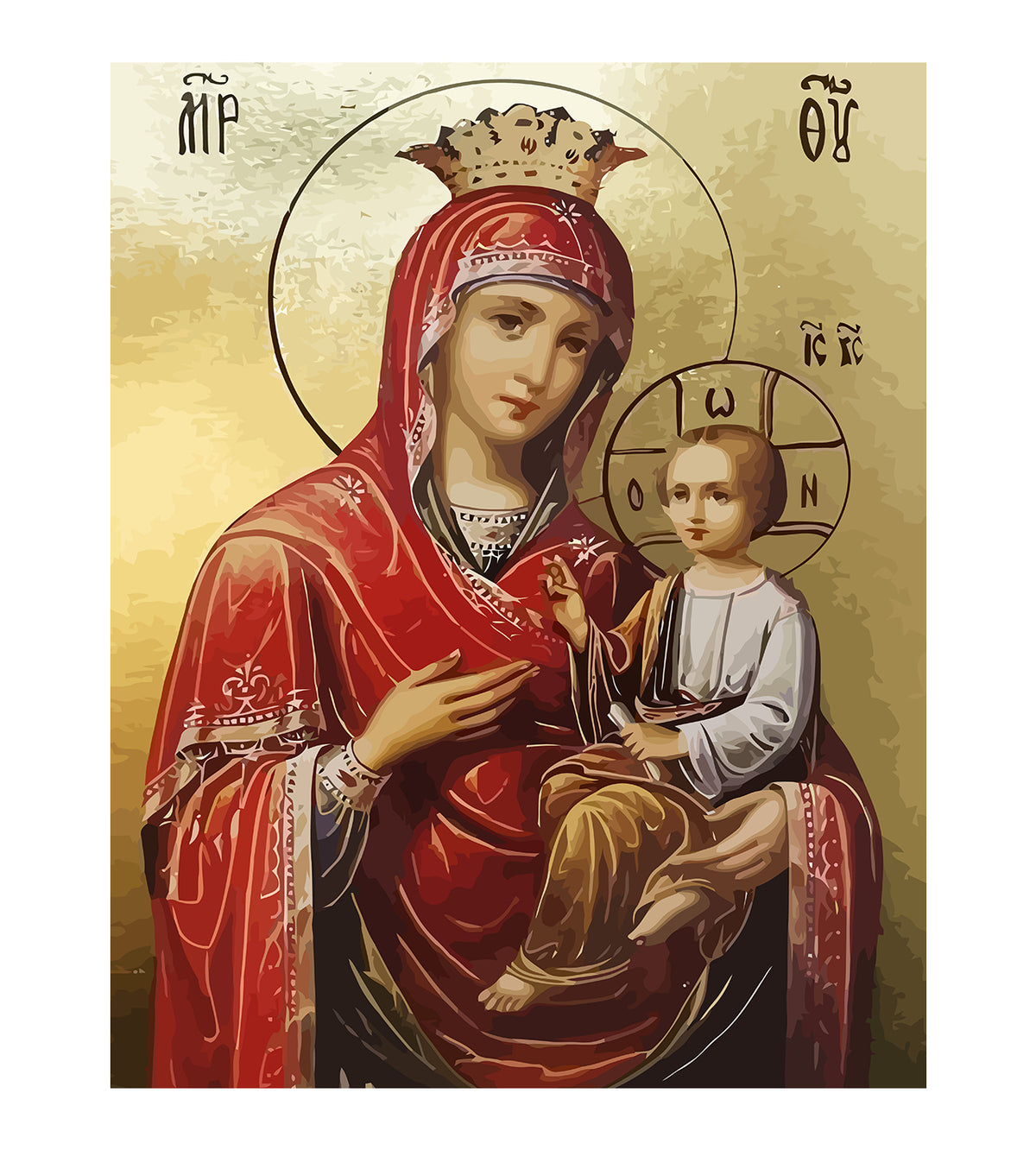 Pictura pe Numere – Maica Domnului 6022