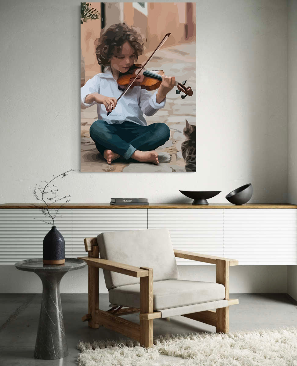 Pictura pe Numere - Micul Cantaret