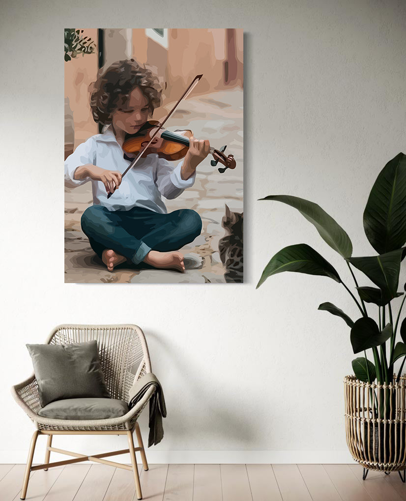 Pictura pe Numere - Micul Cantaret