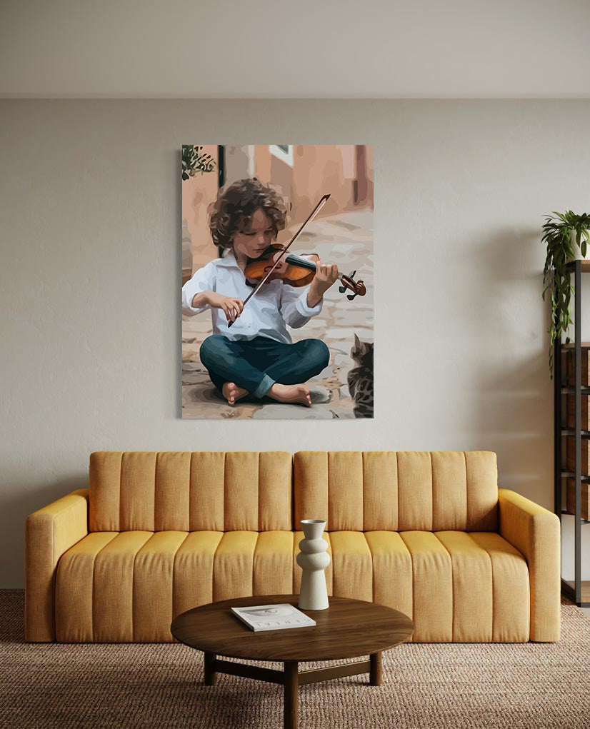 Pictura pe Numere - Micul Cantaret