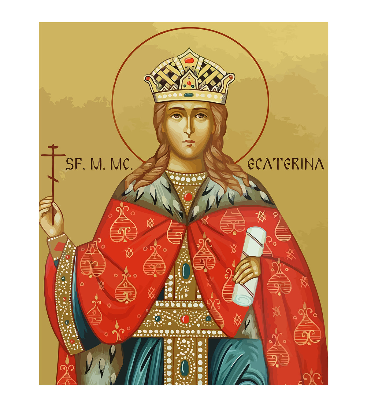 Pictura pe Numere – Sfanta Ecaterina 6036