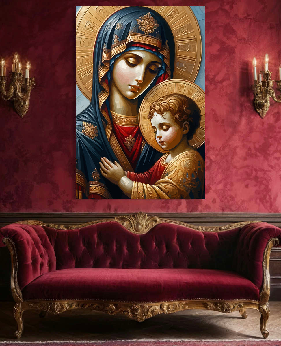 Pictura pe Numere – Maica Domnului 6049