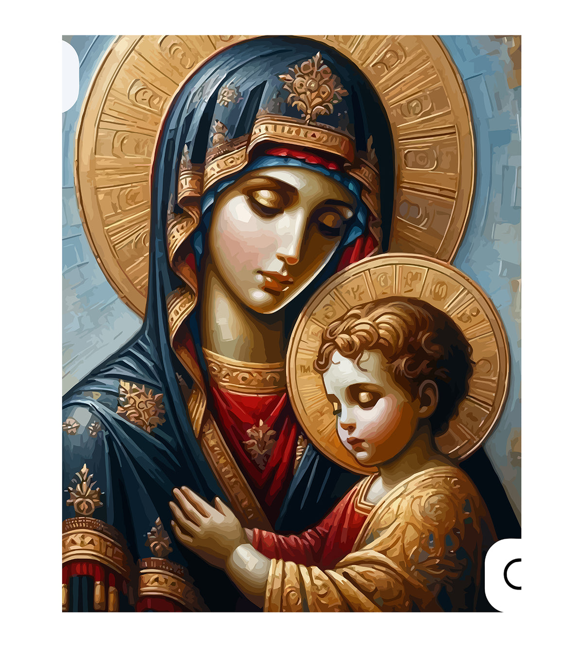 Pictura pe Numere – Maica Domnului 6049
