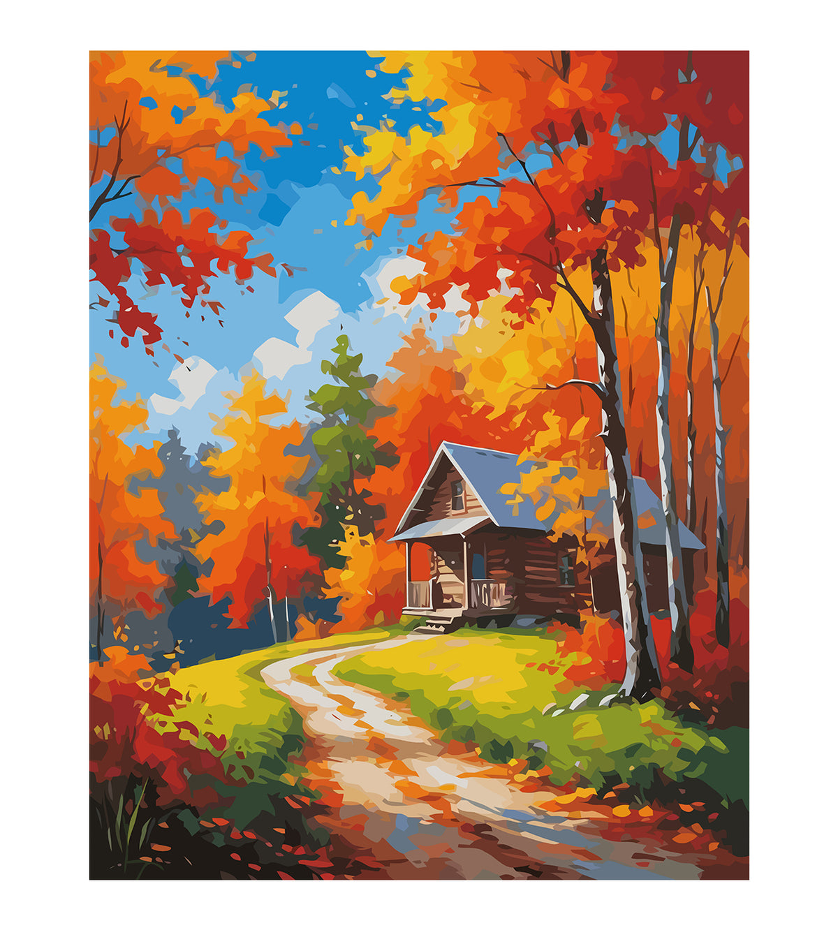 Pictura pe Numere – Padure Aurie 6063