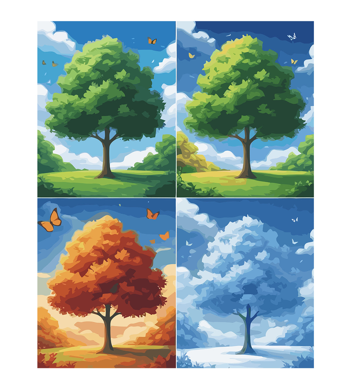 Pictura pe Numere – Patru Anotimpuri 6065