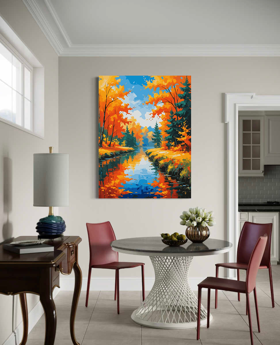 Pictura pe Numere – Peisaj de Toamna 6066