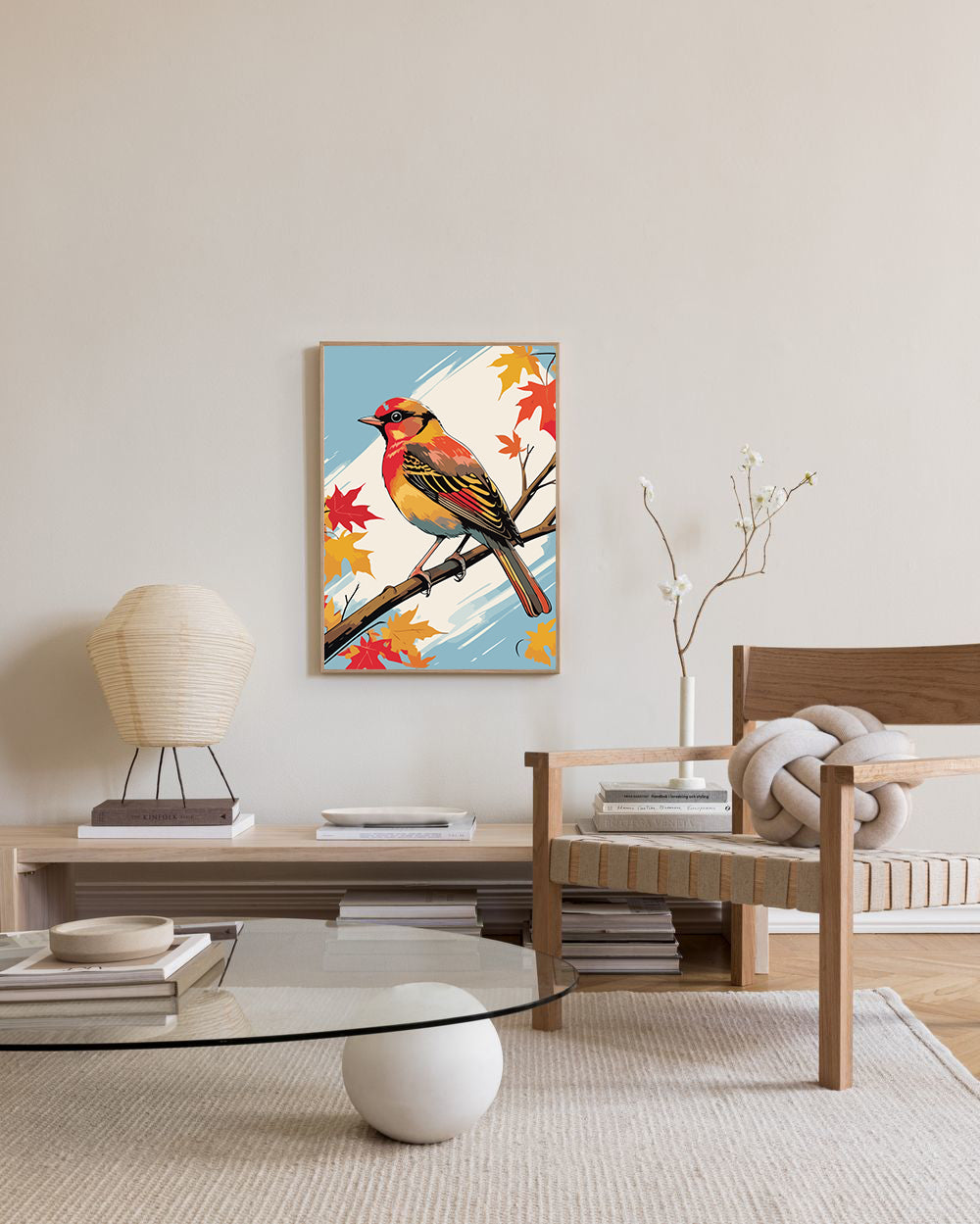 Pictura pe Numere – Pasare Multicolor 6069