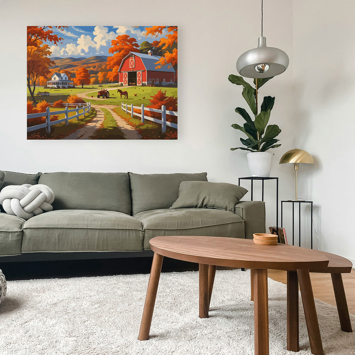 Pictura pe Numere – Toamna la Ferma 6070