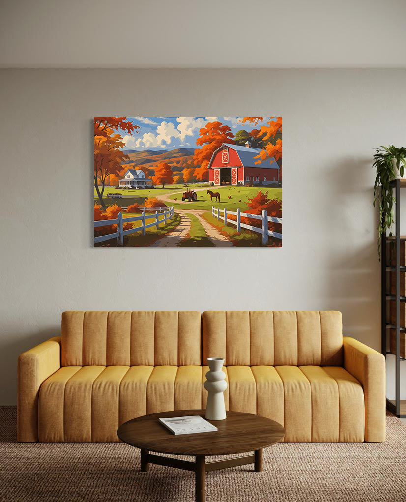 Pictura pe Numere – Toamna la Ferma 6070