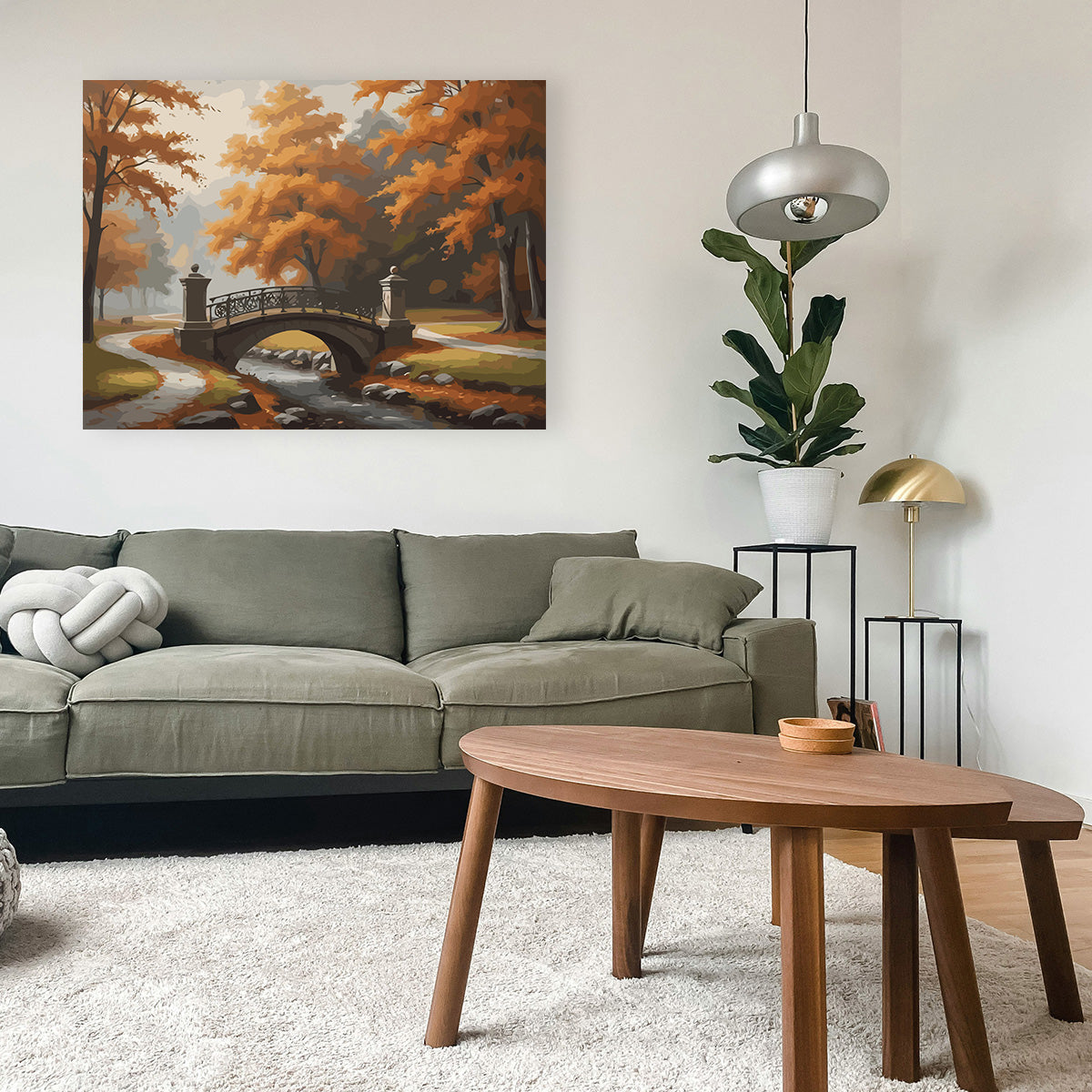 Pictura pe Numere – Peisaj de Toamna 6072