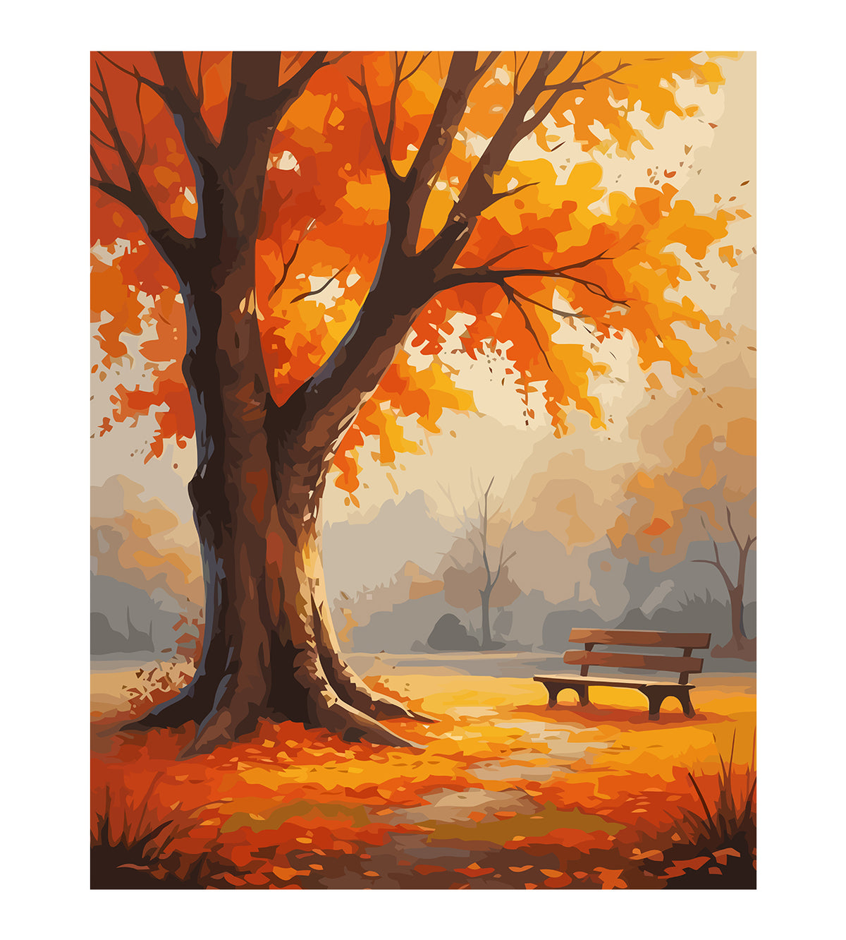Pictura pe Numere – Peisaj de Toamna 6073