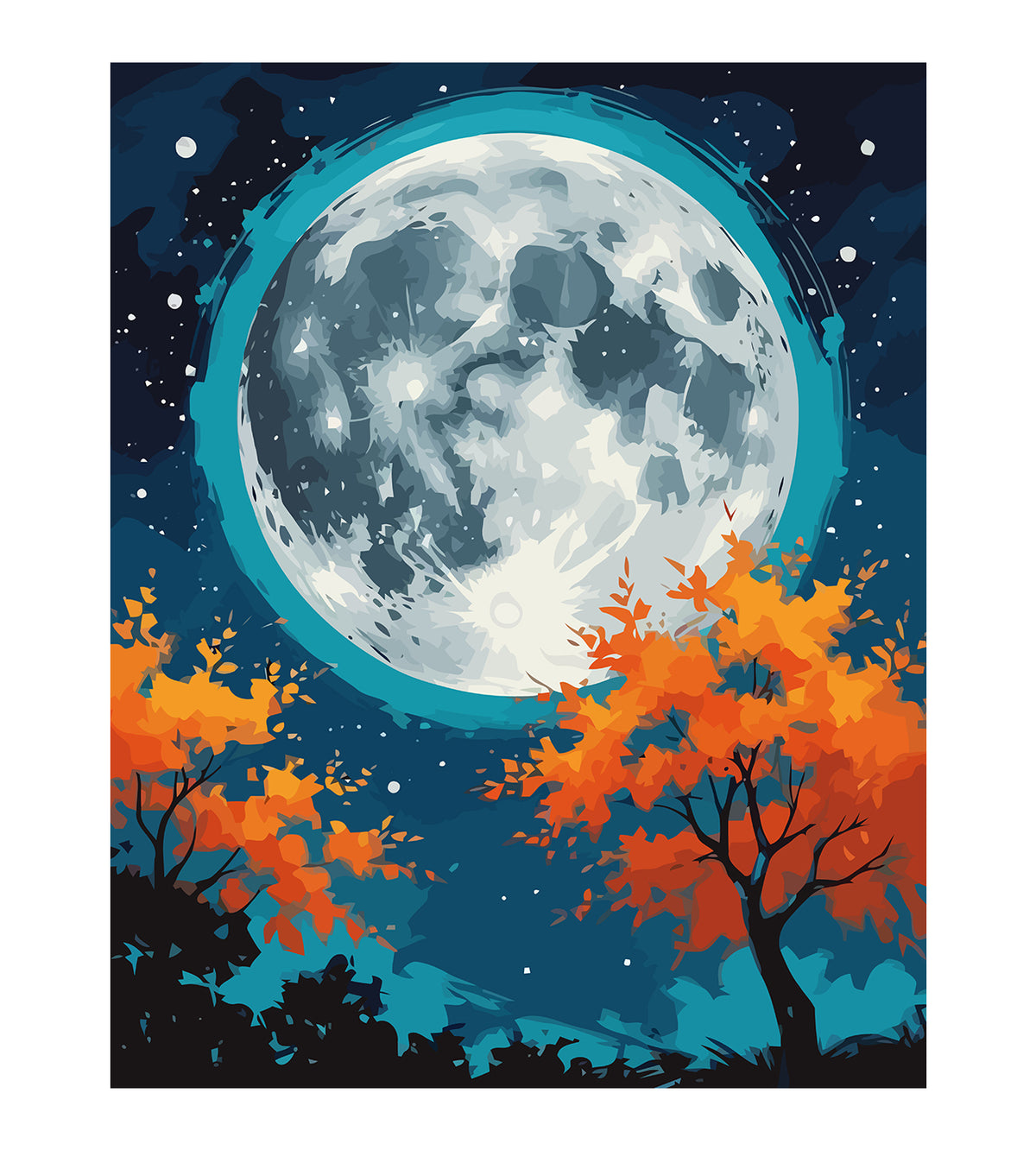 Pictura pe Numere – Luna Plina 6074