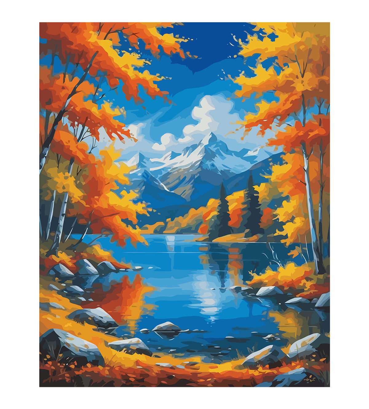 Pictura pe Numere – Peisaje de Toamna 6075