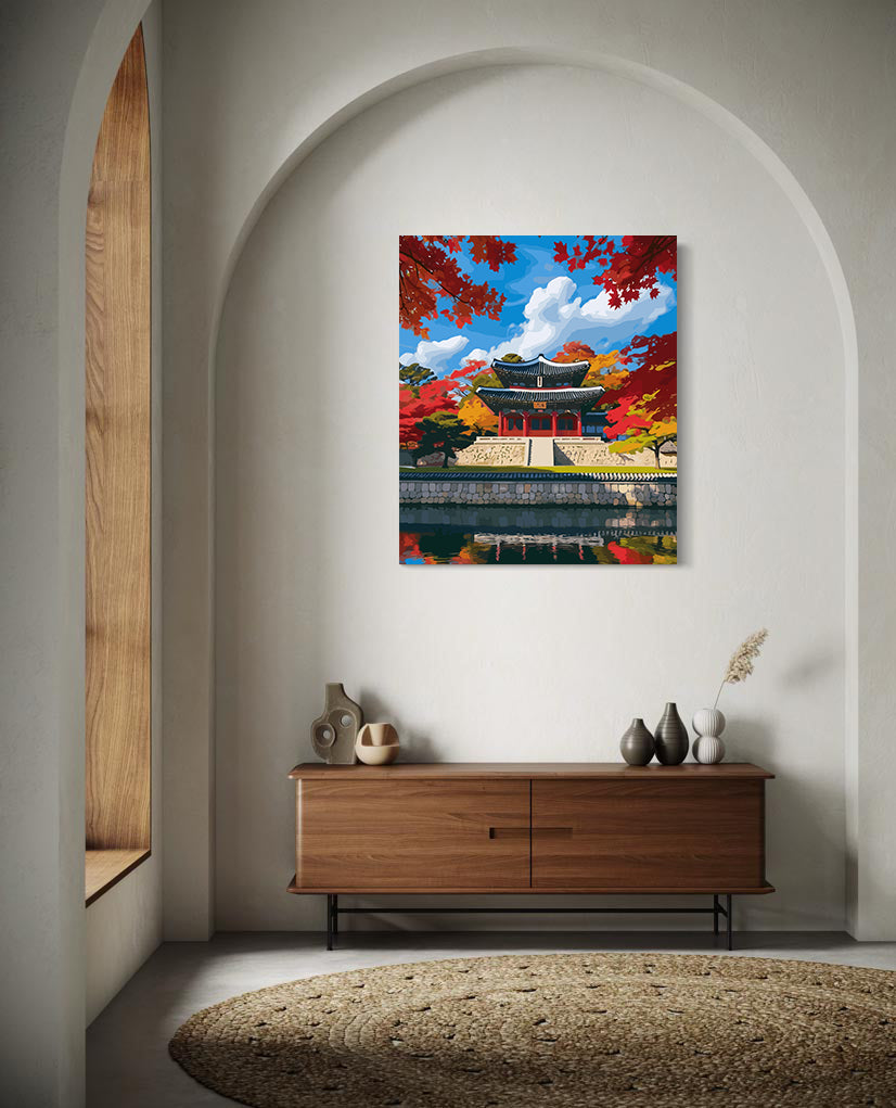 Pictura pe Numere – Peisaj de Toamna 6076