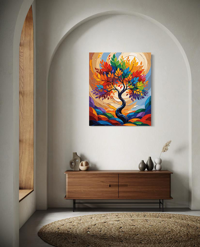 Pictura pe Numere – Copac de Toamna 6079