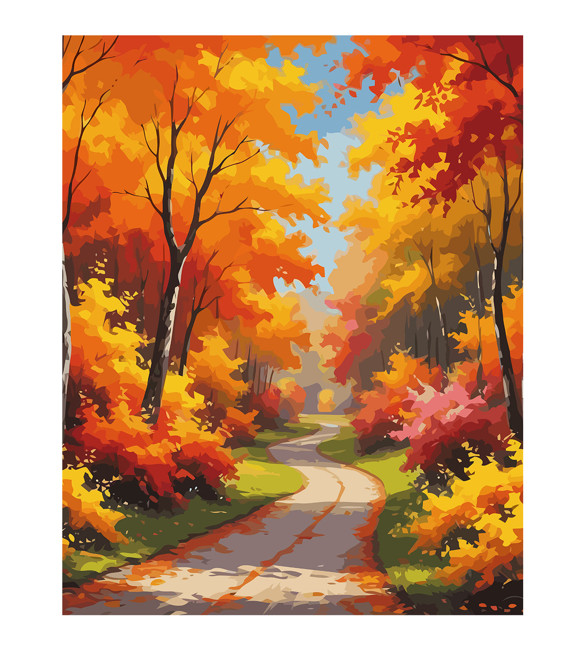 Pictura pe Numere – Peisaj de Toamna 6080