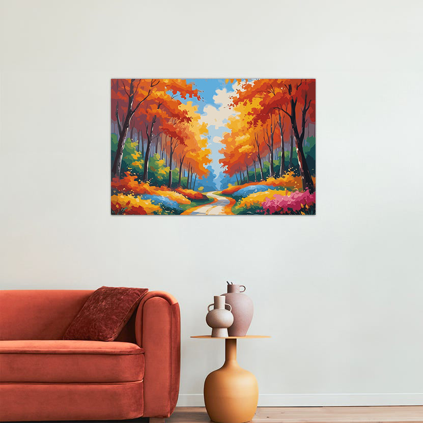 Pictura pe Numere – Peisaj de Toamna 6083