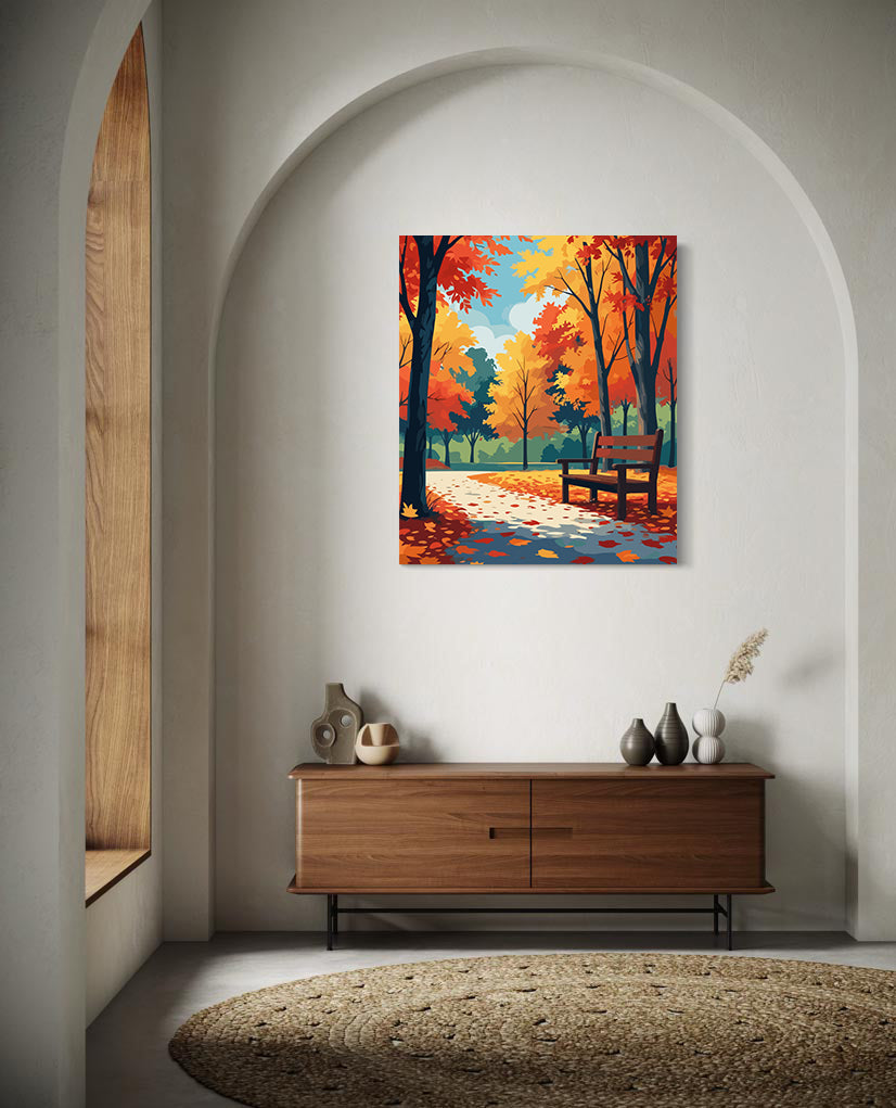 Pictura pe Numere – Peisaj de Toamna 6086