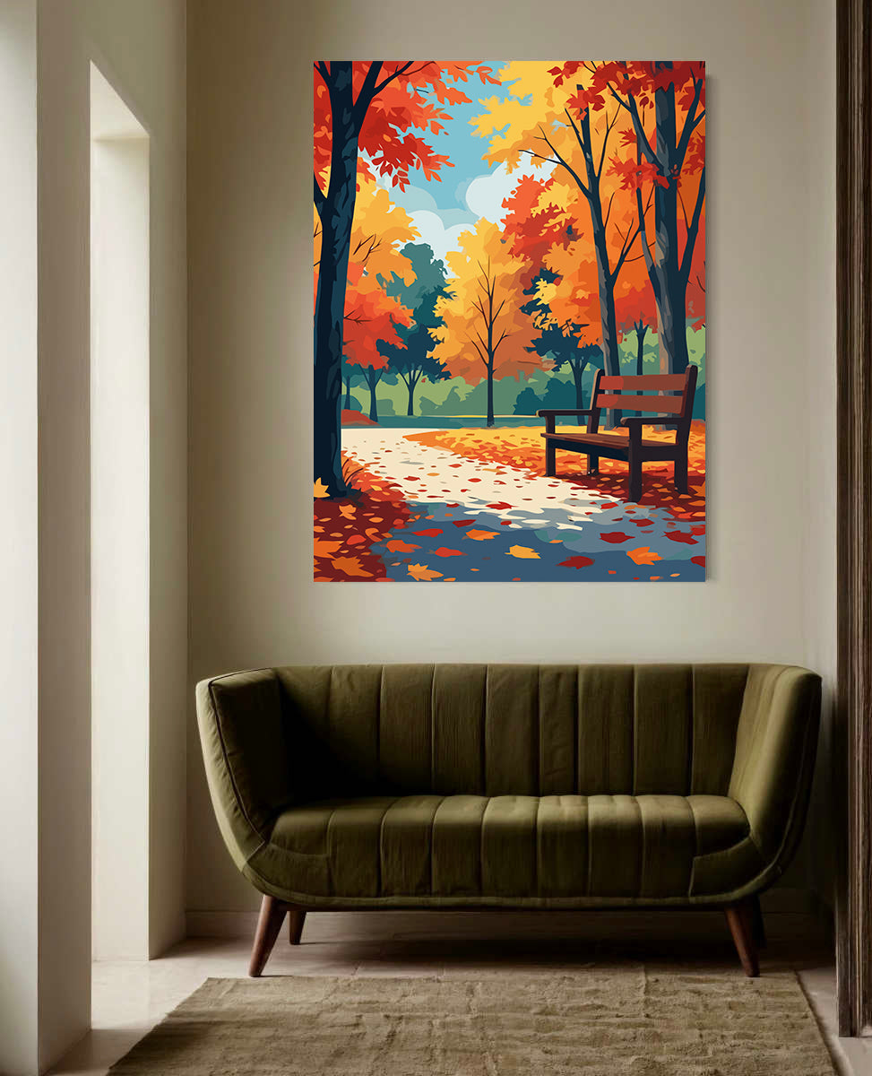 Pictura pe Numere – Peisaj de Toamna 6086