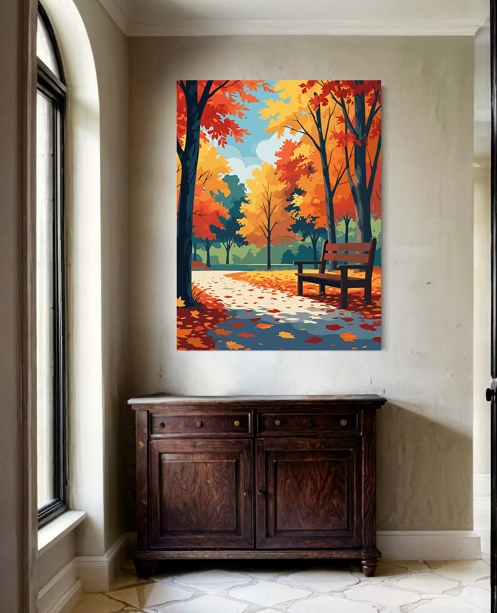 Pictura pe Numere – Peisaj de Toamna 6086