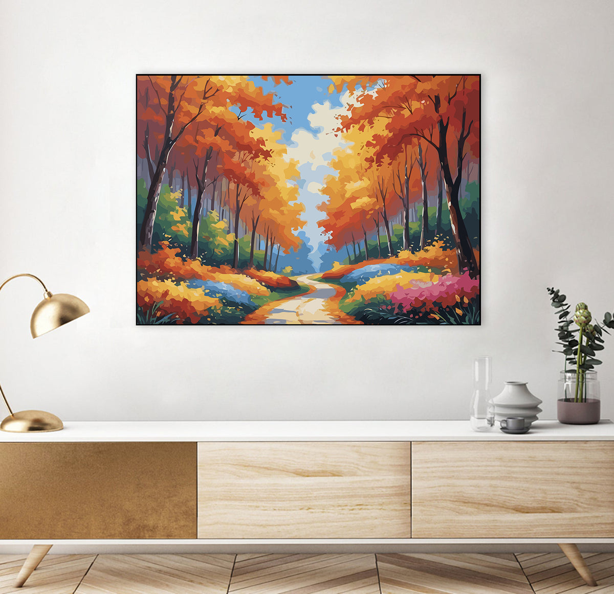 Pictura pe Numere – Peisaj de Toamna 6106