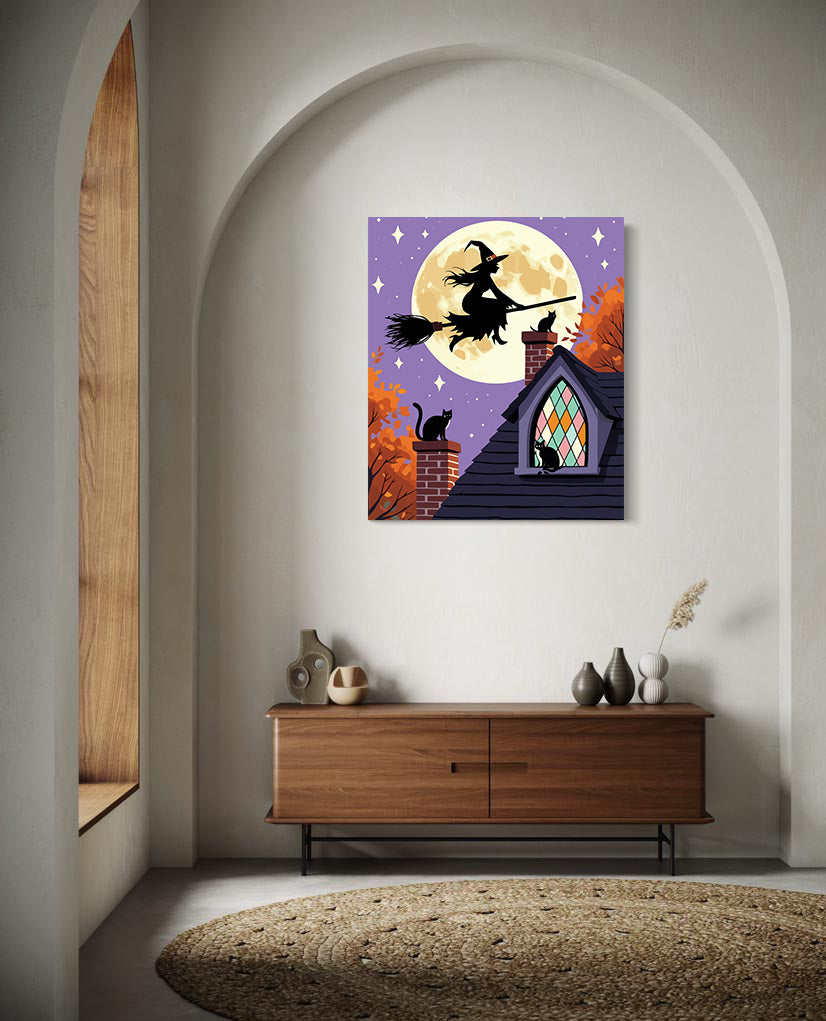 Pictura pe Numere – Vrajitoare in Luna Plina 6109