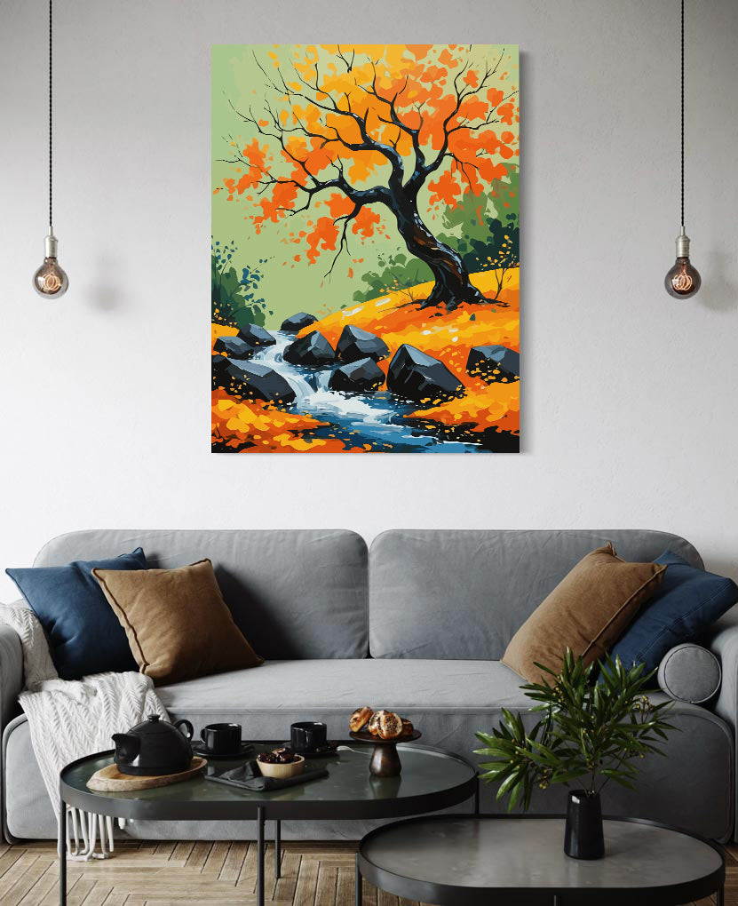 Pictura pe Numere – Peisaj de Toamna 6111