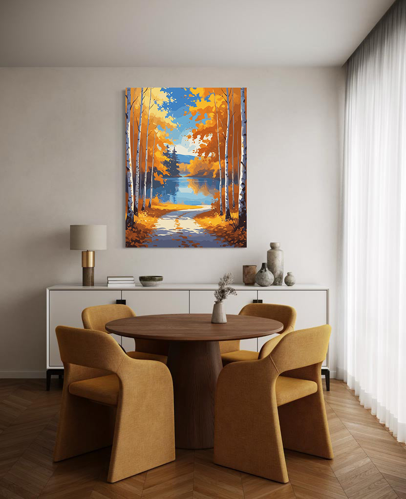 Pictura pe Numere – Peisaj de Toamna 6114